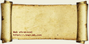 Kornelije Tošović vizit kartica